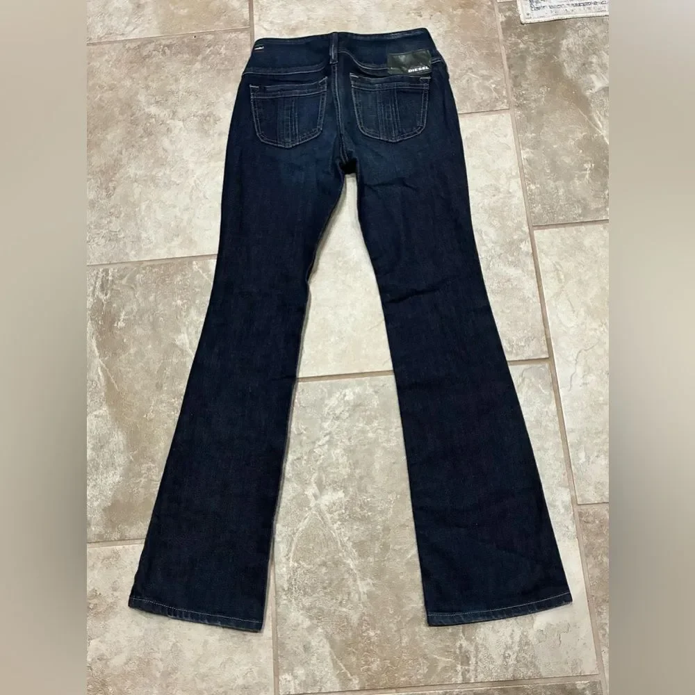 Diesel Cherock Low Rise Bootcut Jeans 24x30 Stretch Like New